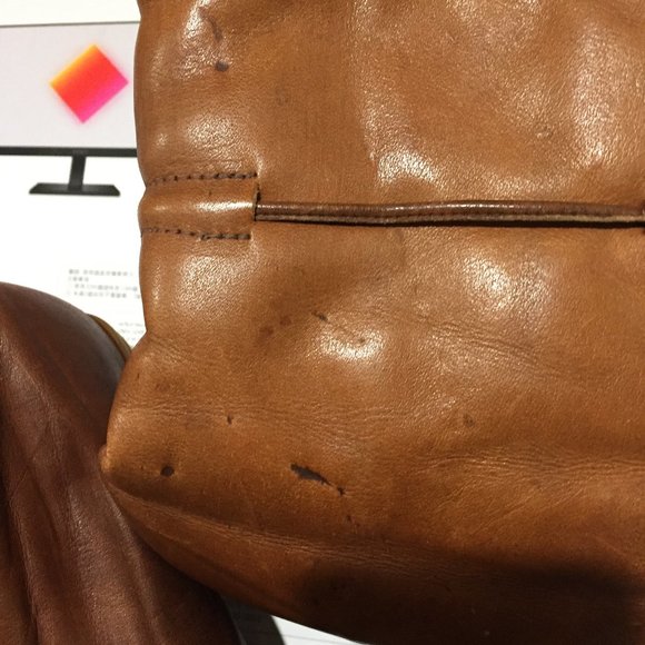 VINTAGE HUSKY WINTER LEATHER BOOTS SIZE 10 - Picture 12 of 15